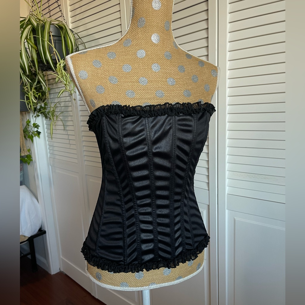 Cottelli Collection Black Corset Top